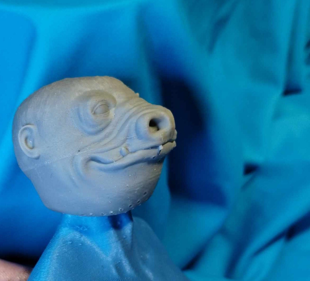 1/6 Snaggletooth Head Sculpt - Custom Action Figure Accessory - Resin 3D Printed - OBO