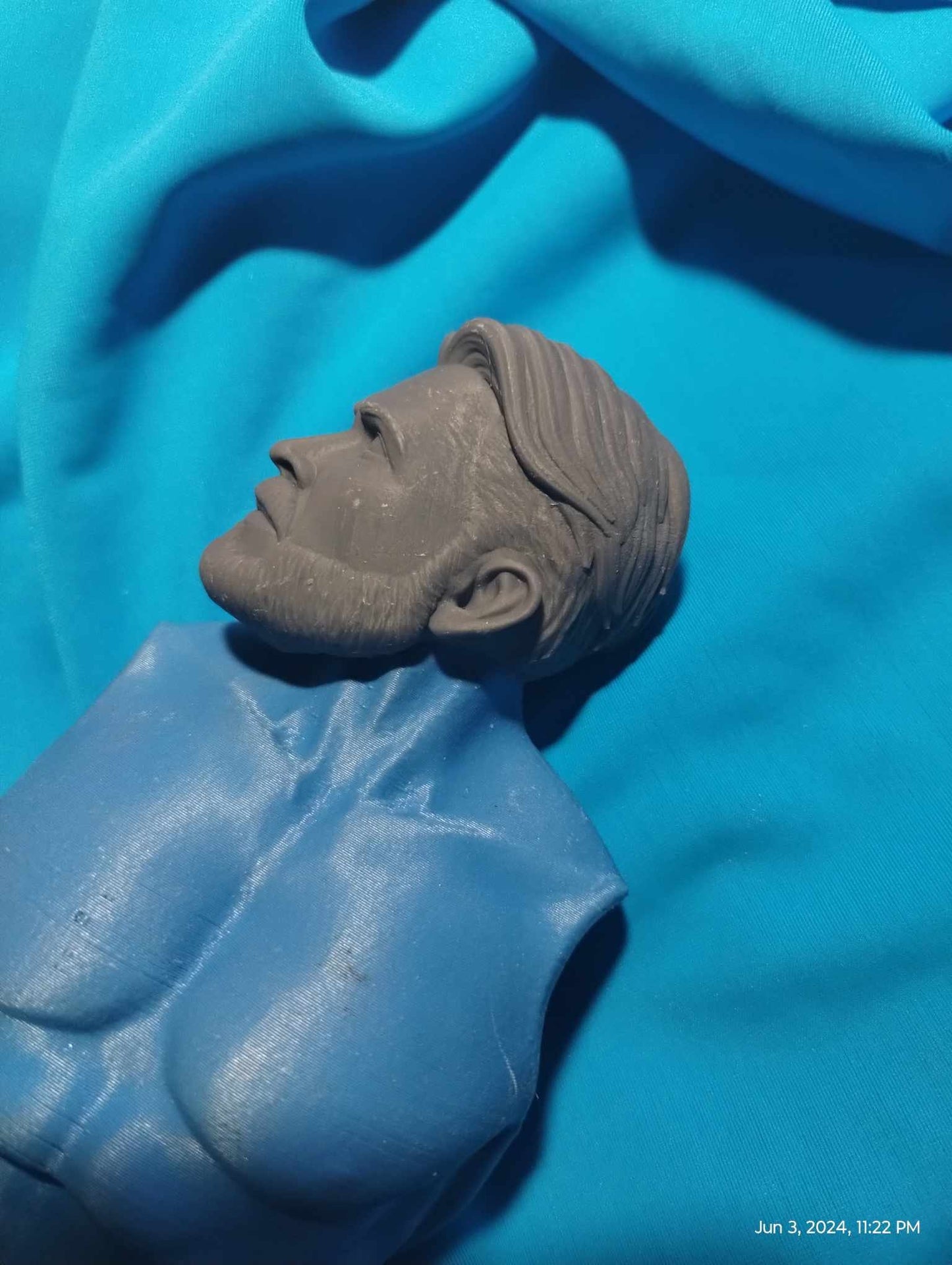1/6 Kyle Katarn Head Sculpt - Custom Action Figure Accessory - Resin 3D Printed