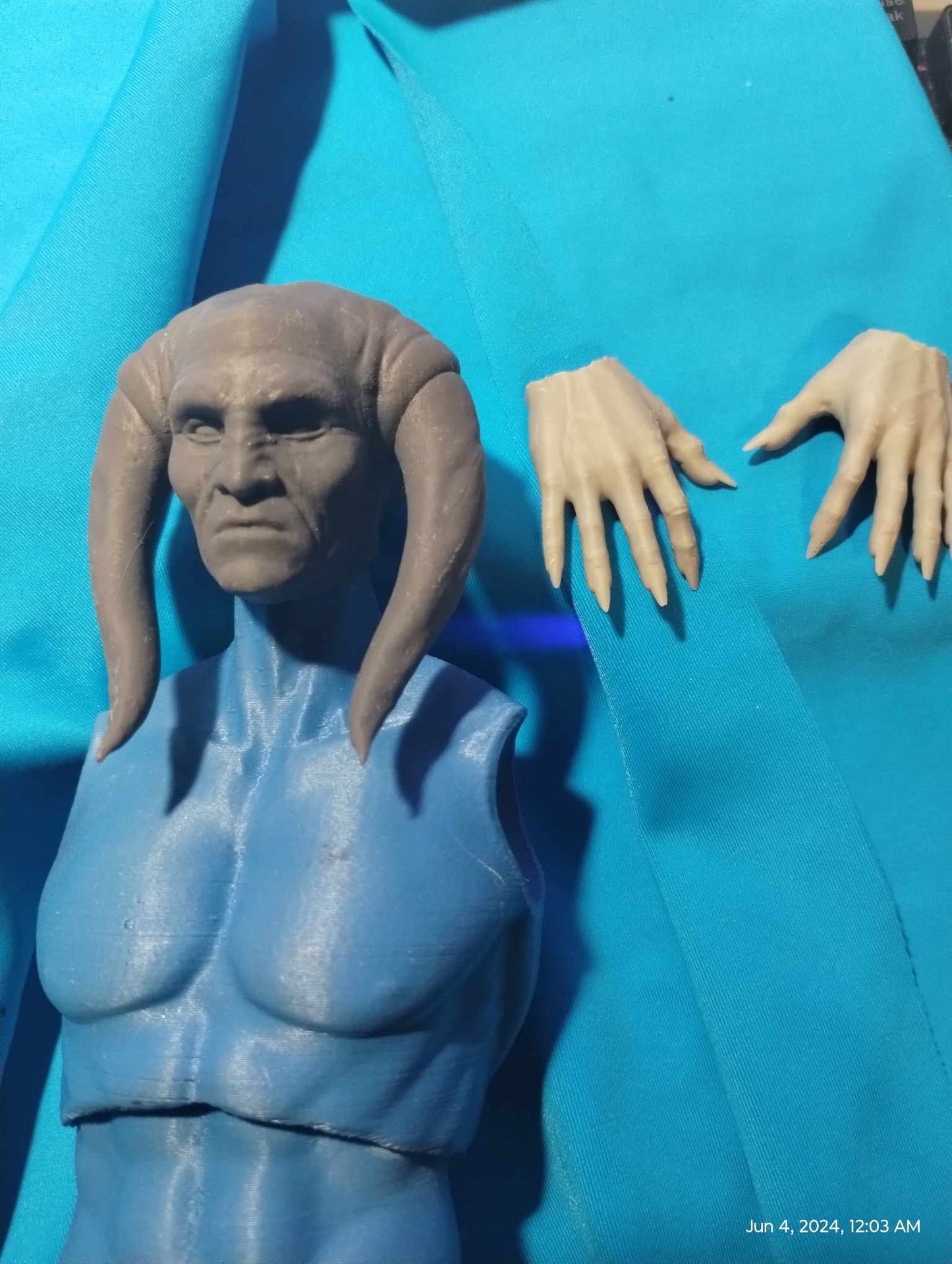 1/6 Saesee Tinn Head Sculpt v2 - Custom Action Figure Accessory - Resin 3D Printed