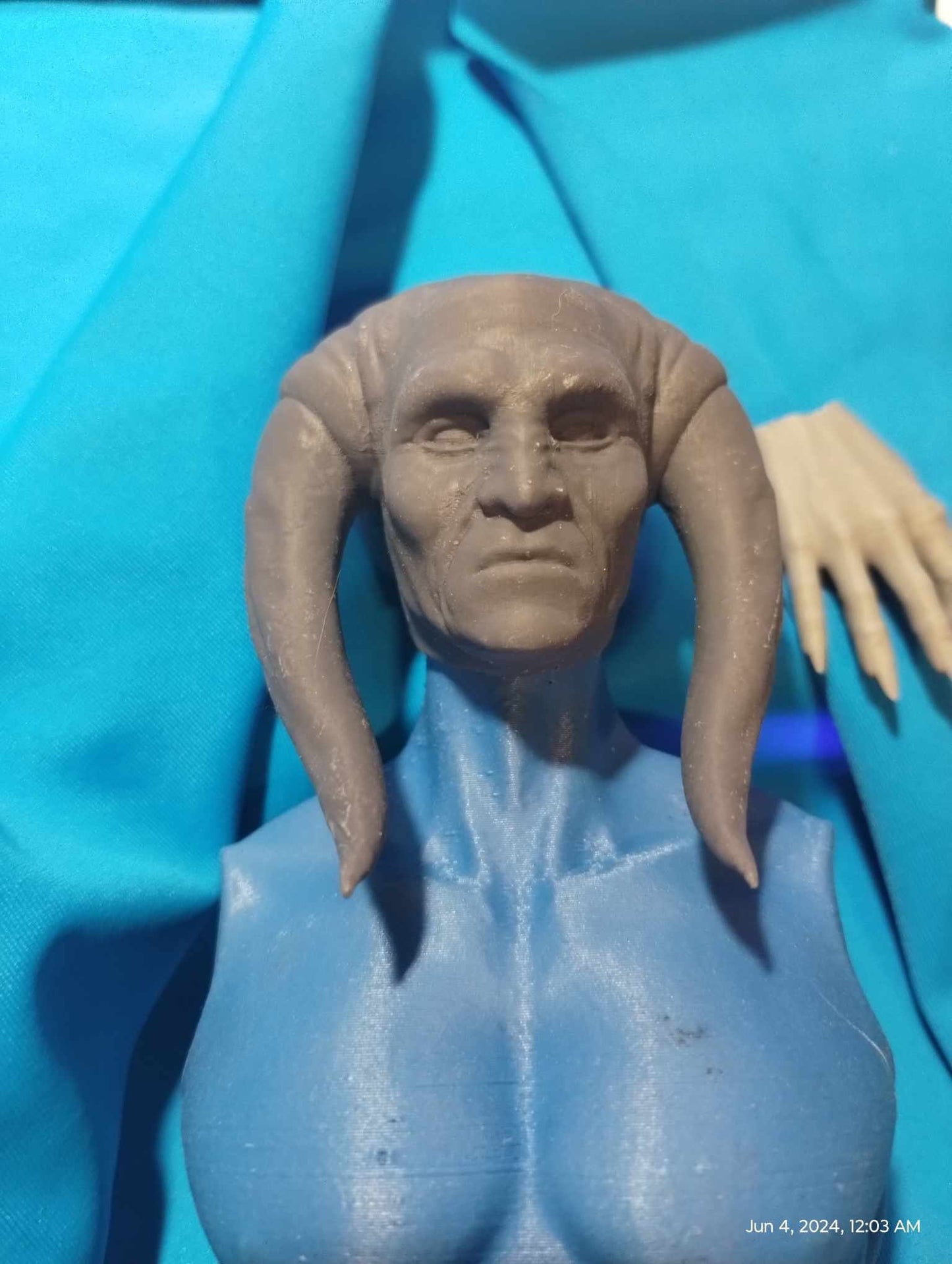 1/6 Saesee Tinn Head Sculpt v2 - Custom Action Figure Accessory - Resin 3D Printed