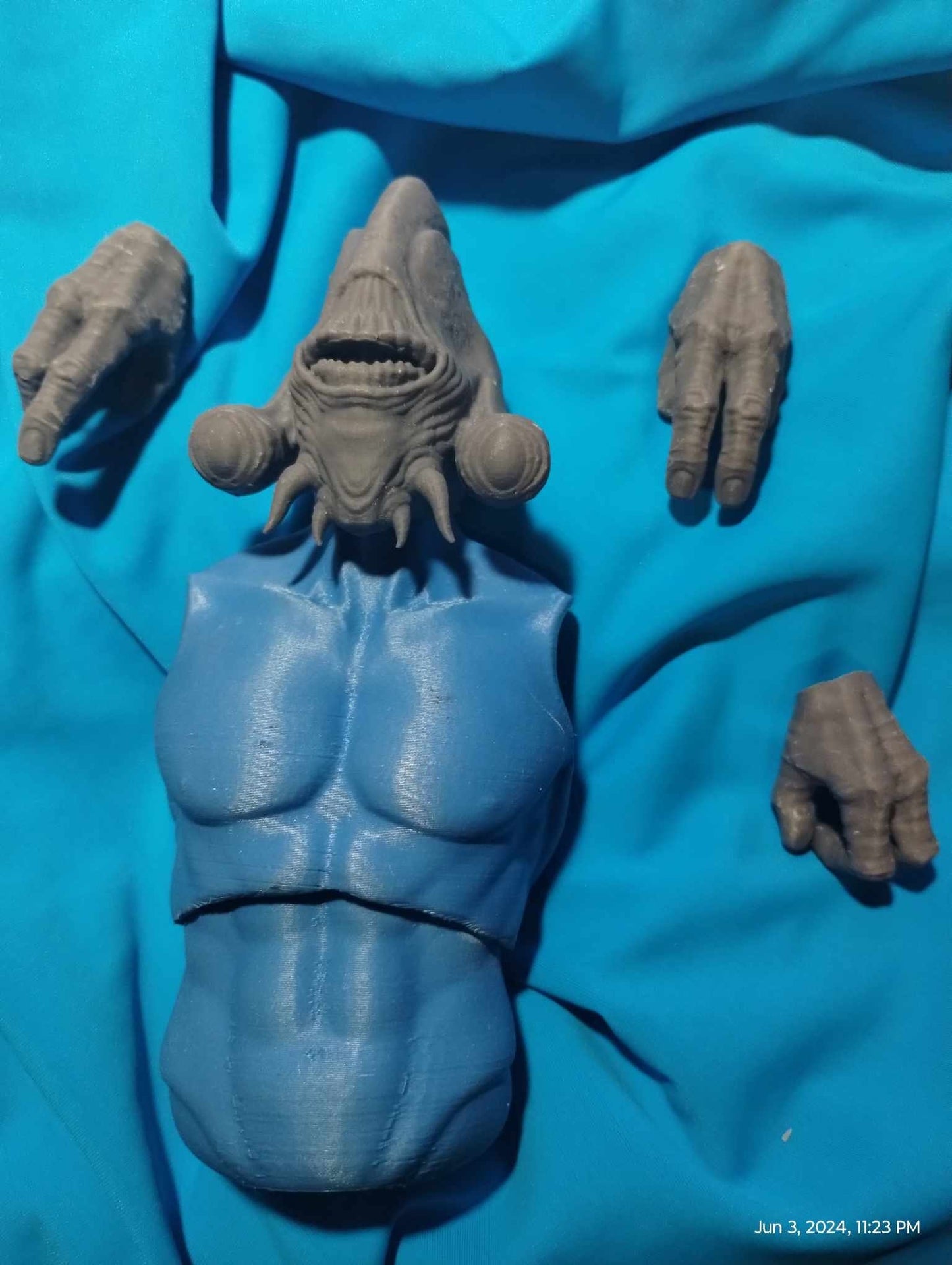 1/6 Pablo Jill Head Sculpt v2 - Custom Action Figure Accessory - Resin 3D Printed