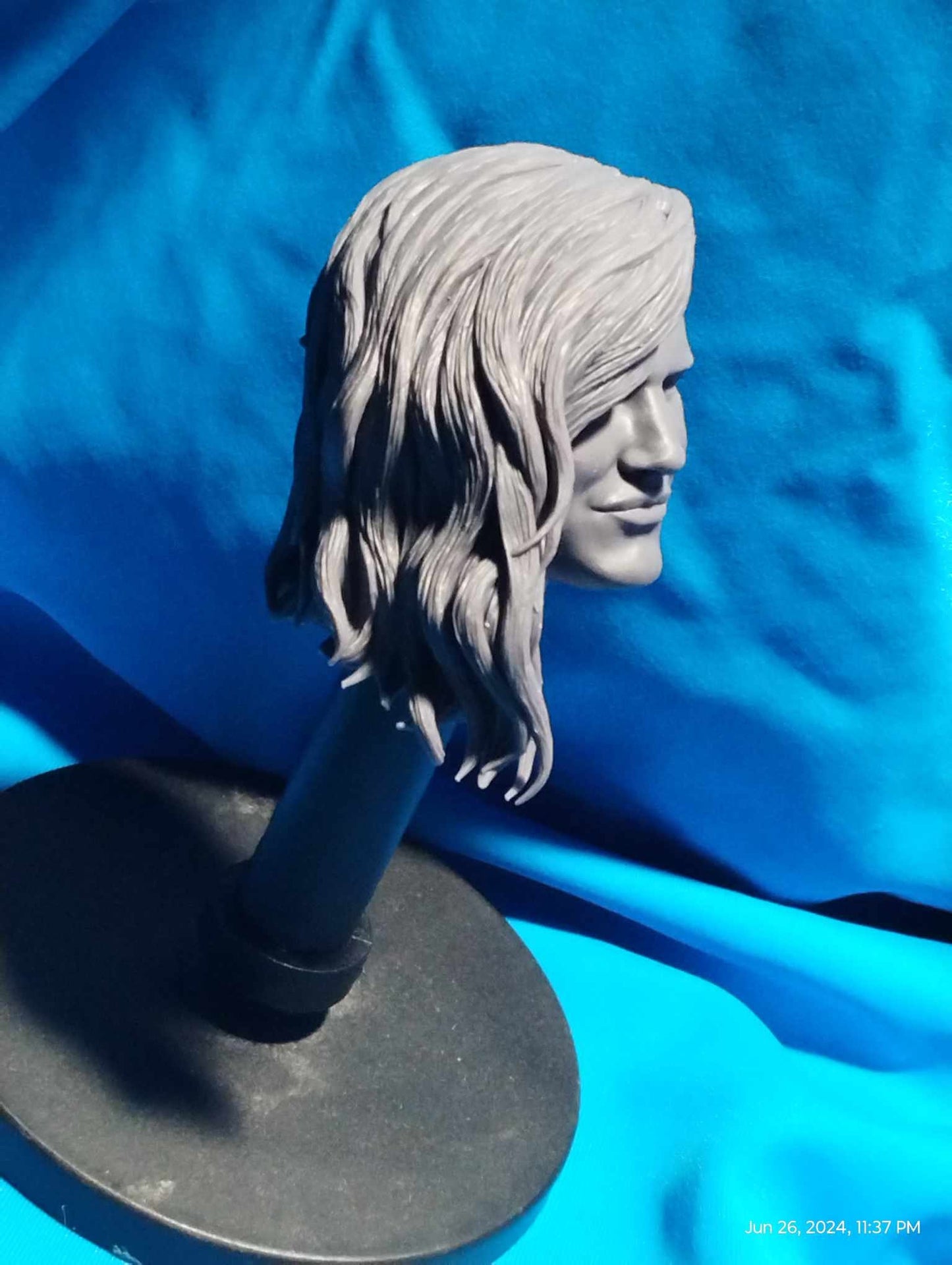 1/6 Cara Dune Head Sculpt - Custom Action Figure Accessory - Resin 3D Printed