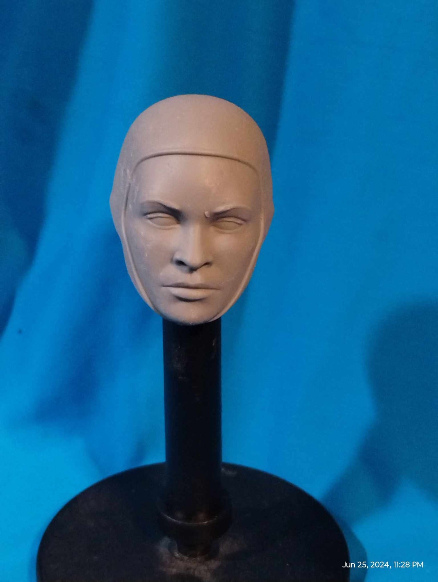 1/6 Barriss Offee Head Sculpt v2 - Custom Action Figure Accessory - Resin 3D Printed