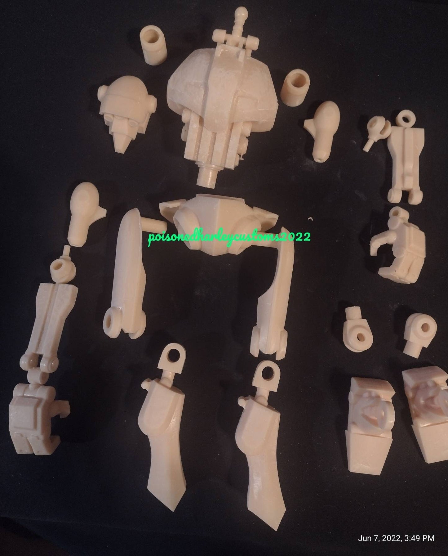 1/6 General Kalani Droid - Custom Action Figure Accessory - Resin 3D Printed