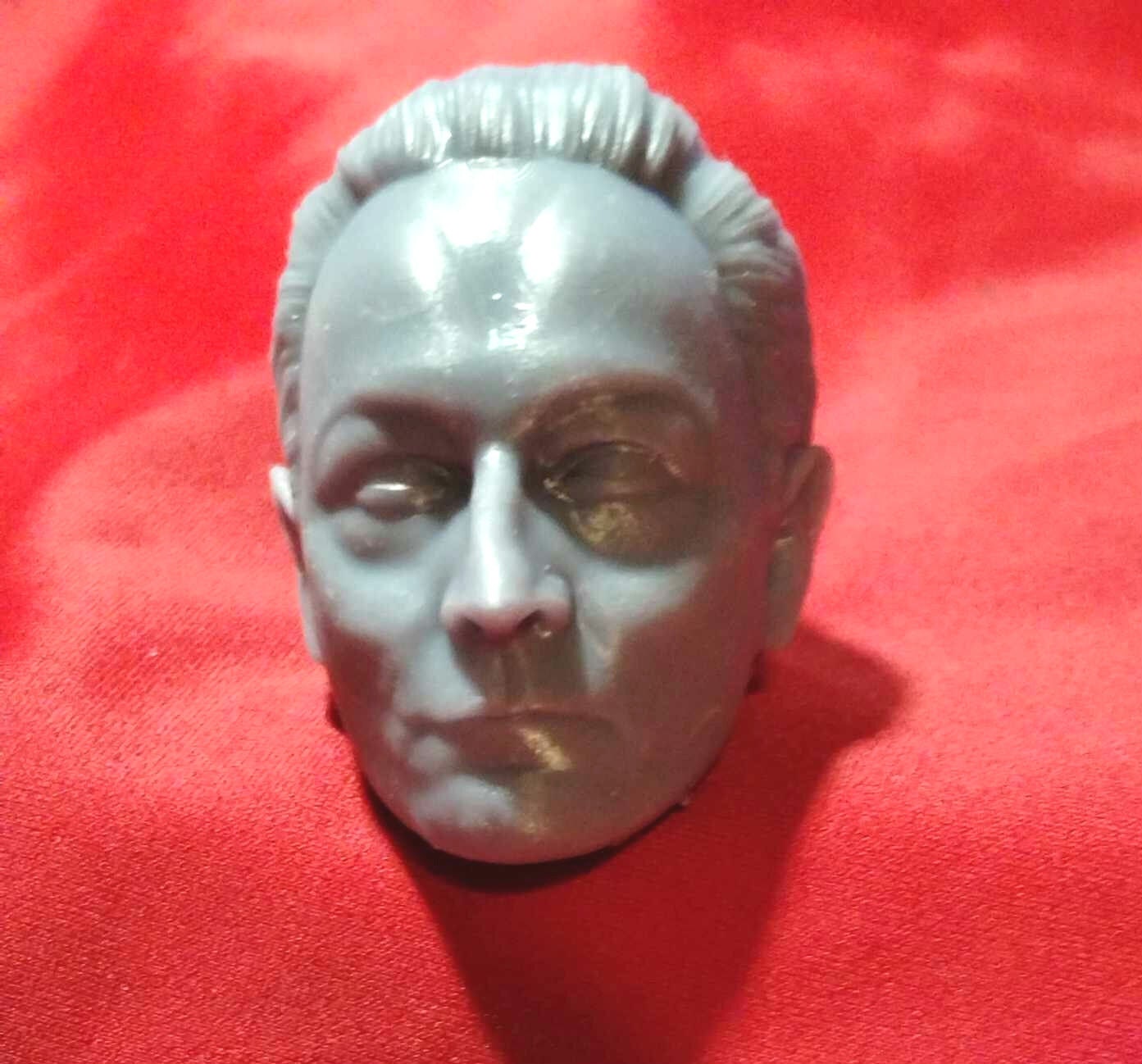 1/6 Thrawn Head Sculpt - Custom Action Figure Accessory - Resin 3D Printed