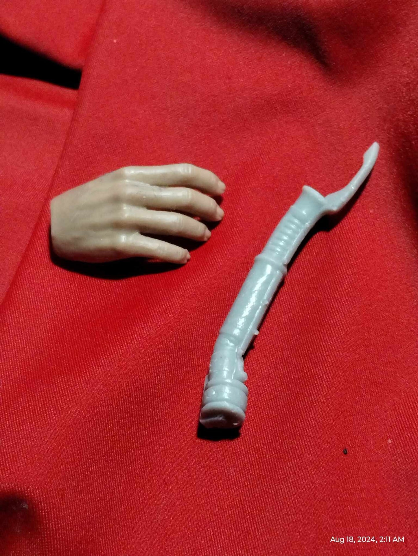 1/6 Count Dooku Head Sculpt(with lightsaber) - Custom Action Figure Accessory - Resin 3D Printed