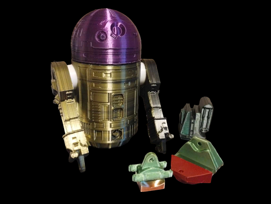 1/6 NO-AH Droid - Custom Action Figure Accessory - PLA 3D Printed