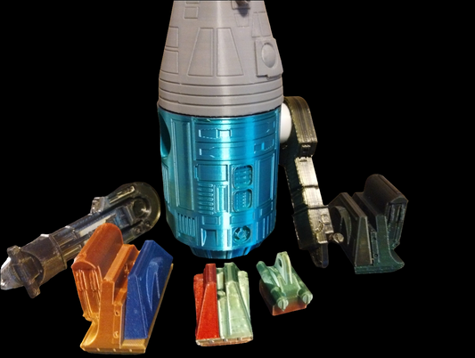 1/6 Greef Karga's  Droid - Custom Action Figure Accessory - PLA 3D Printed