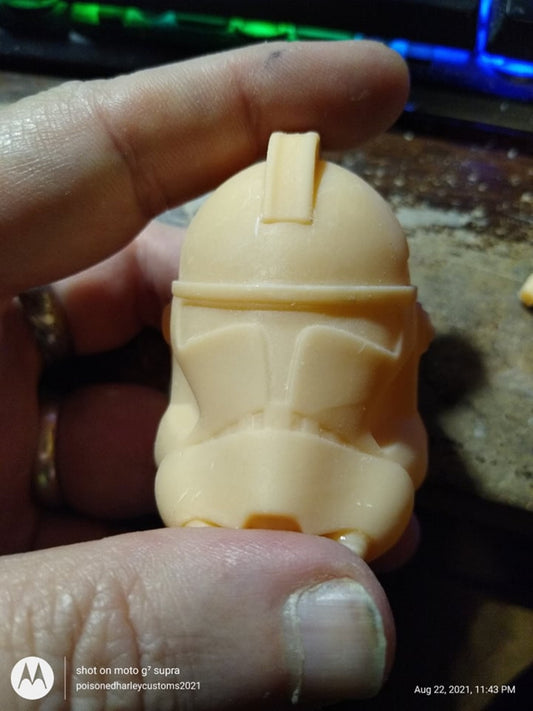 1/6  Arc Trooper Helmet (phase 2) - Custom Action Figure Accessory - Resin 3D Printed