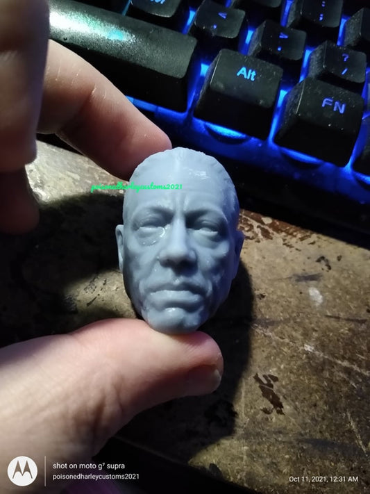 1/6  Moff Gideon Head Sculpt - Custom Action Figure Accessory - Resin 3D Printed