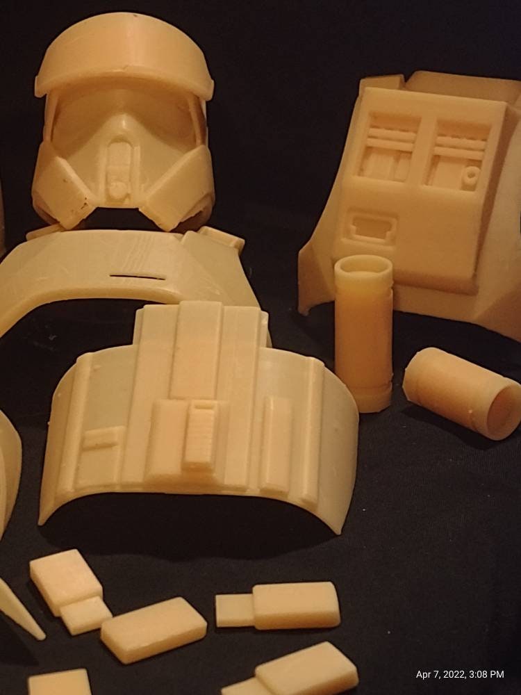 1/6  Shore Trooper Armor Set - Custom Action Figure Accessory - Resin 3D Printed