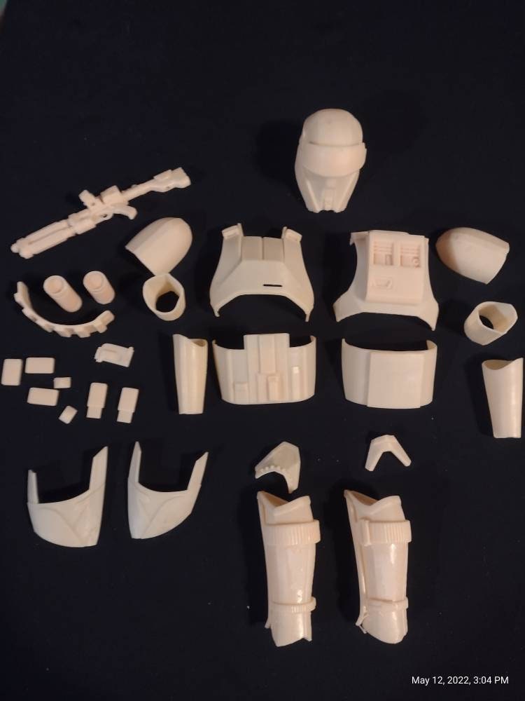 1/6  Shore Trooper Armor Set - Custom Action Figure Accessory - Resin 3D Printed