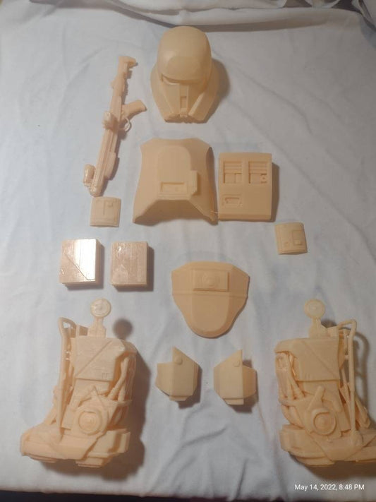 1/6  Range Trooper Armor Set - Custom Action Figure Accessory - Resin 3D Printed