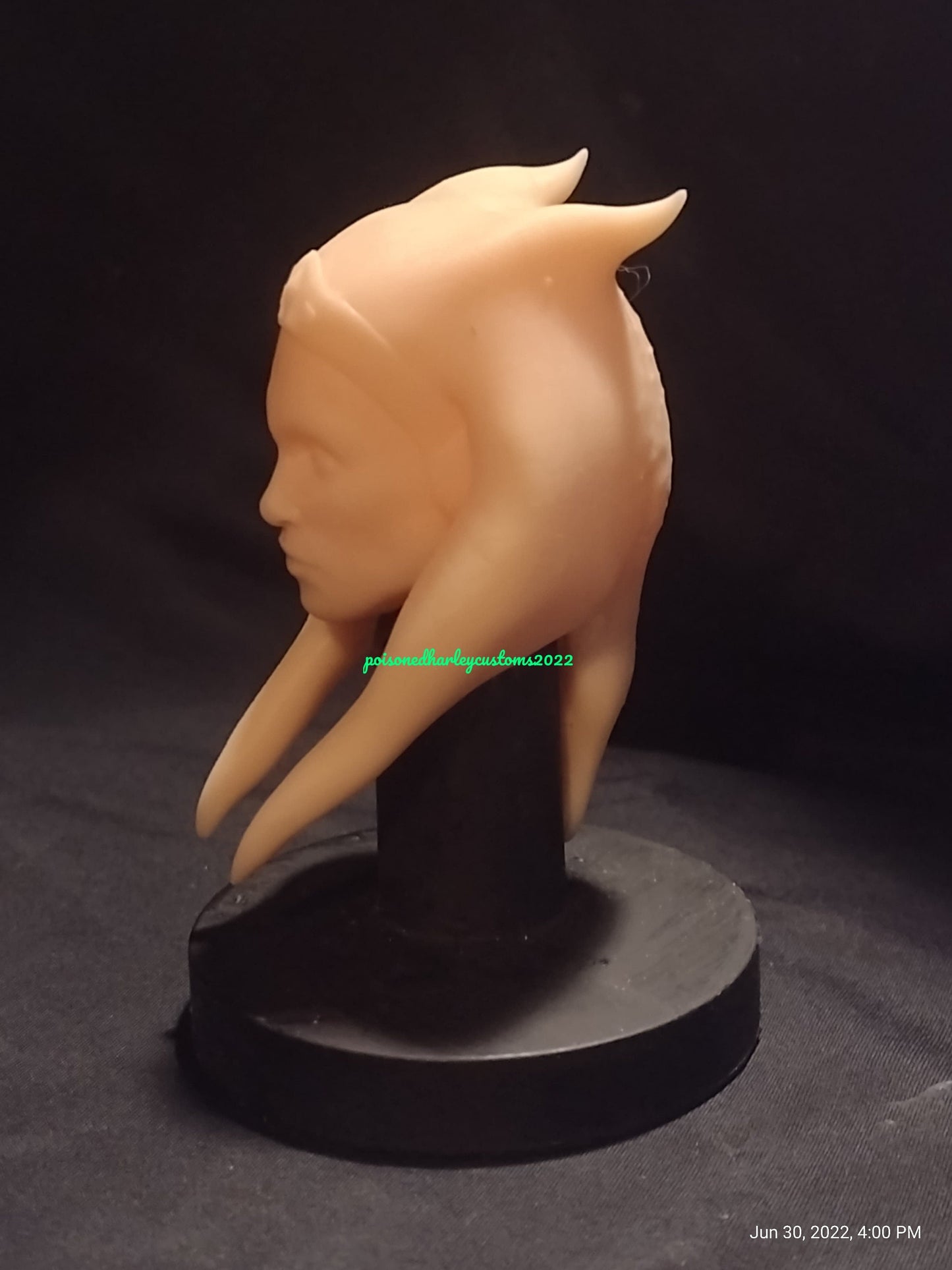 1/6  Ahsoka Head Sculpt (mandalorian) - Custom Action Figure Accessory - Resin 3D Printed