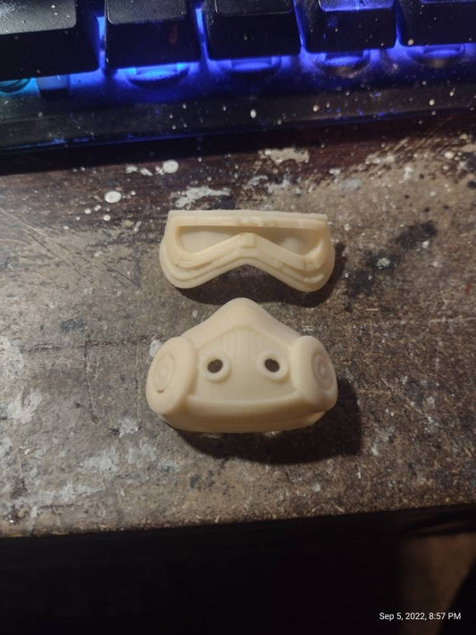 1/6  Mudtrooper Mask and Goggles Set - Custom Action Figure Accessory - Resin 3D Printed