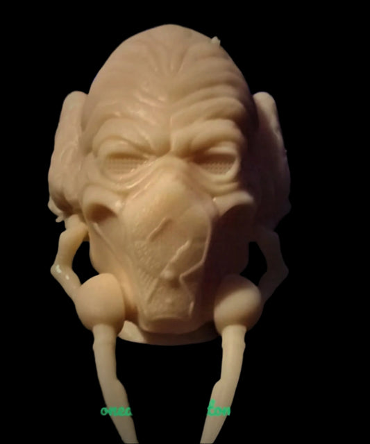 1/6  Plo Koon Head Sculpt - Custom Action Figure Accessory - Resin 3D Printed