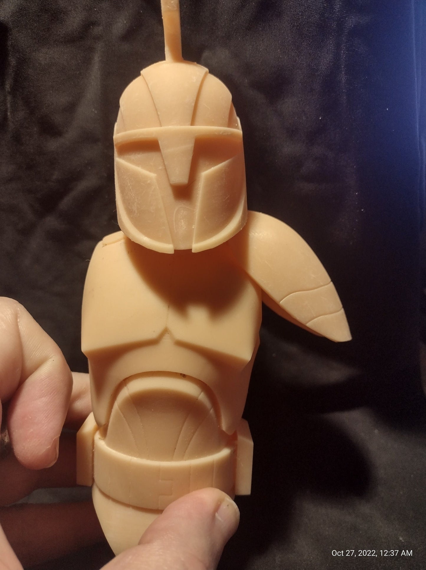 1/6  Senate Clone Trooper Helmet Set (shoulder pad & helmet, long fin) - Custom Action Figure Accessory - Resin 3D Printed