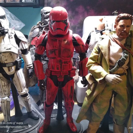 1/6  SithTrooper Armor Set (rise of skywalker) - Custom Action Figure Accessory - Resin 3D Printed