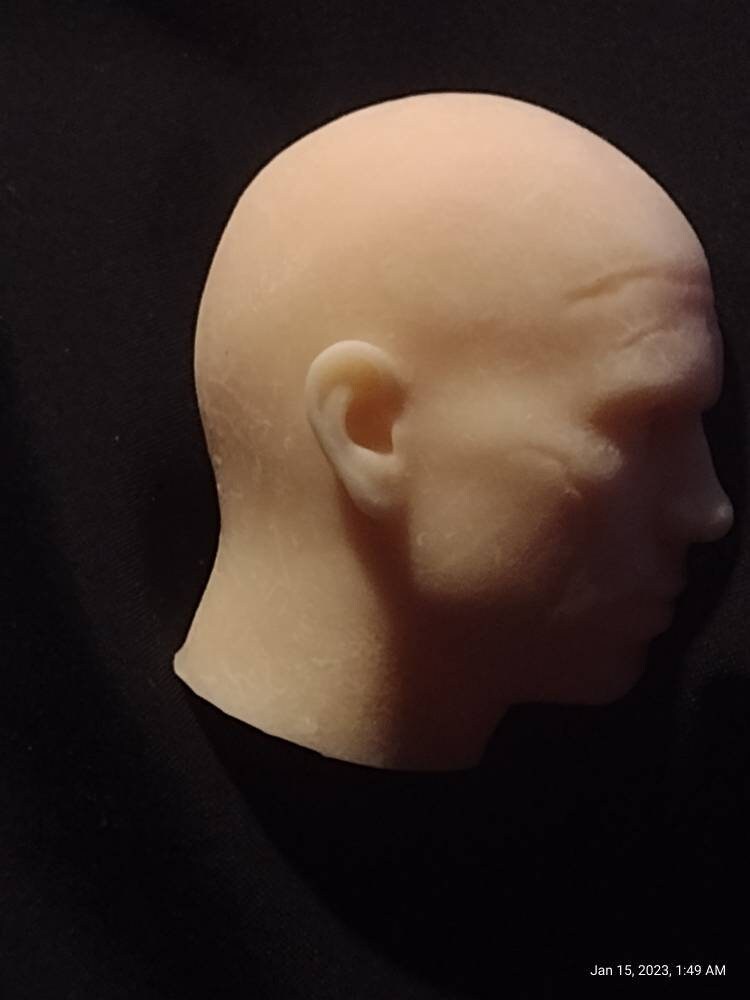 1/6  Anakin Head Sculpt (Obi Wan) - Custom Action Figure Accessory - Resin 3D Printed