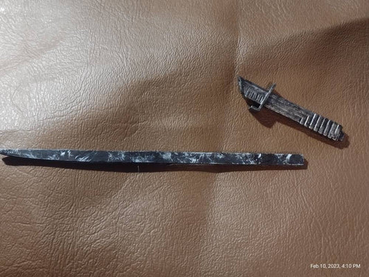 1/6  Dark Saber (with blade) - Custom Action Figure Accessory - Resin 3D Printed