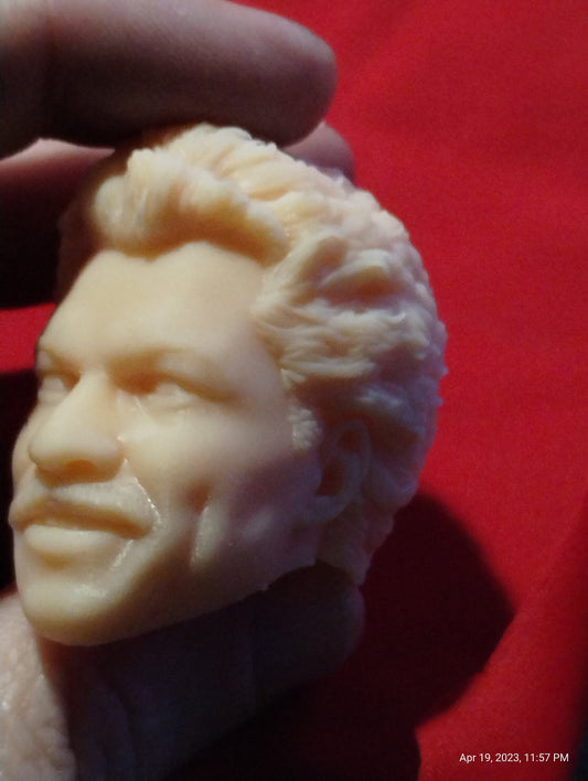 1/6 Lando Calrissian Head Sculpt - Custom Action Figure Accessory - Resin 3D Printed