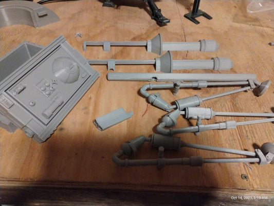 1/6 Hoth E-Web Canon (Empire) - Custom Action Figure Accessory - PLA 3D Printed
