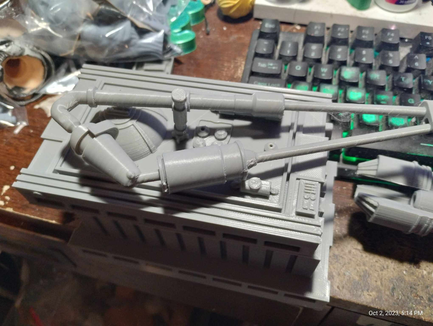 1/6 Hoth E-Web Canon (Empire) - Custom Action Figure Accessory - PLA 3D Printed