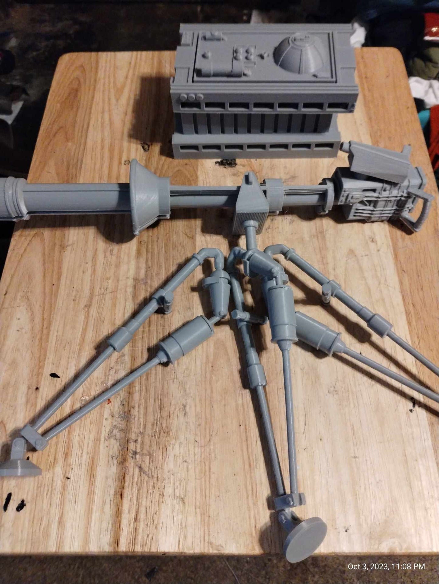 1/6 Hoth E-Web Canon (Empire) - Custom Action Figure Accessory - PLA 3D Printed