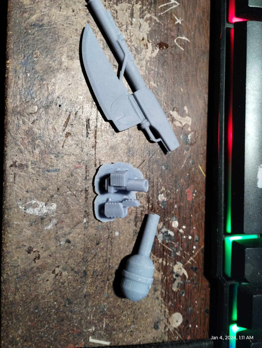1/6  Jabba Skiff Guard Pike (Return of The Jedi) - Custom Action Figure Accessory - Resin 3D Printed
