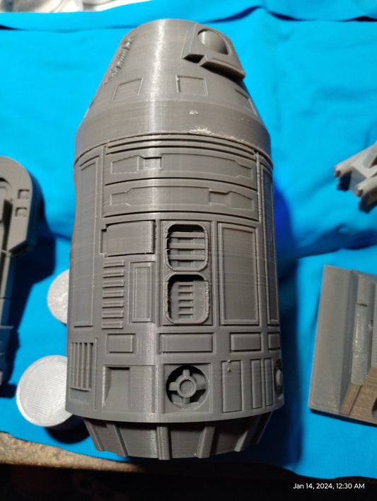 1/6 R0 Droid - Custom Action Figure Accessory - PLA 3D Printed