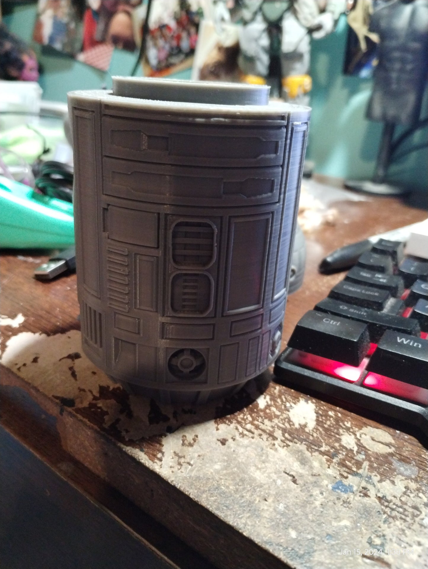 1/6 R6-D3 Droid - Custom Action Figure Accessory - PLA 3D Printed