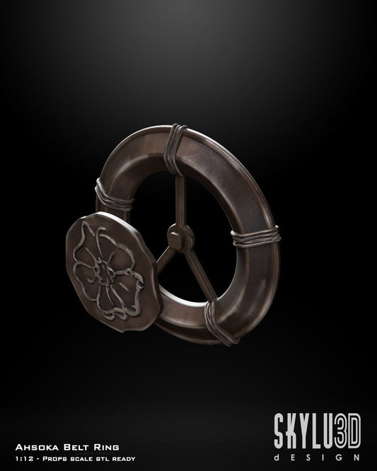 Ahsoka Belt Buckle DIY Kit - Cosplay Accessory - 3D Printed Prop Replica - For Cosplay or Display