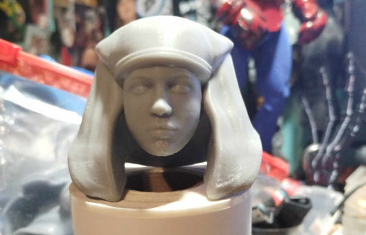 1/6 Luminara Unduli Jedi Head Sculpt - Custom Action Figure Accessory - Resin 3D Printed