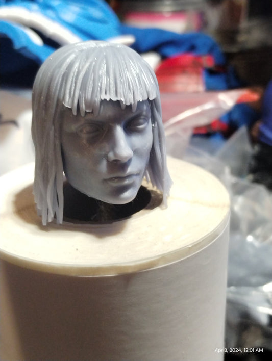1/6 Shin Hati Head Sculpt- Custom Action Figure Accessory - Resin 3D Printed -