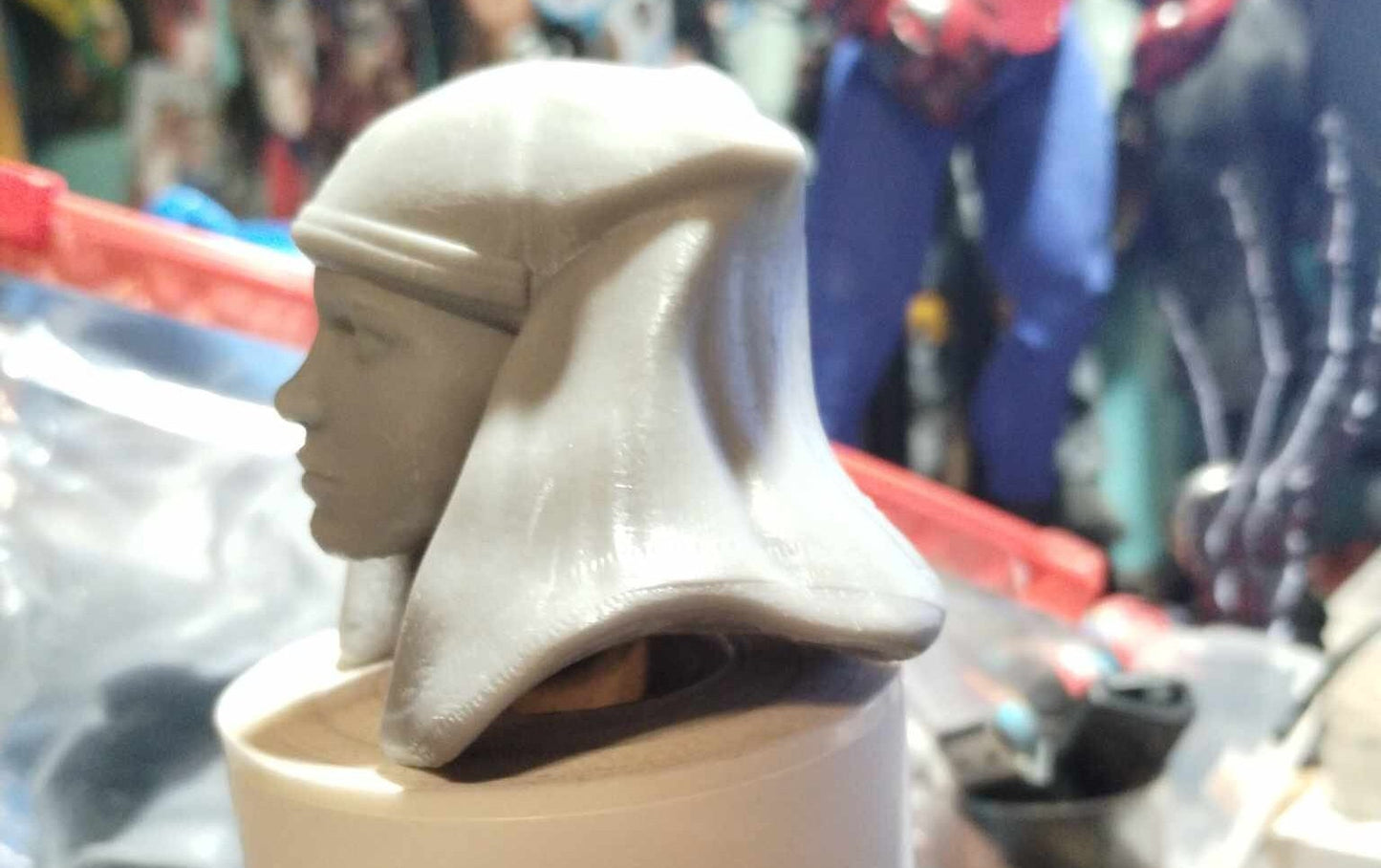 1/6 Luminara Unduli Jedi Head Sculpt - Custom Action Figure Accessory - Resin 3D Printed