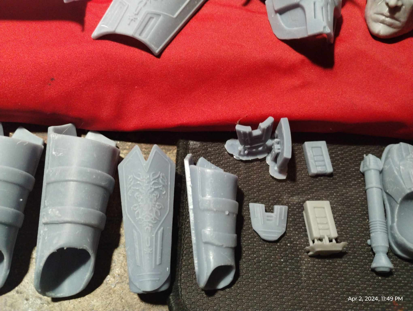 1/6 Darth Bane Armor Set - Custom Action Figure Accessory - Resin 3D Printed