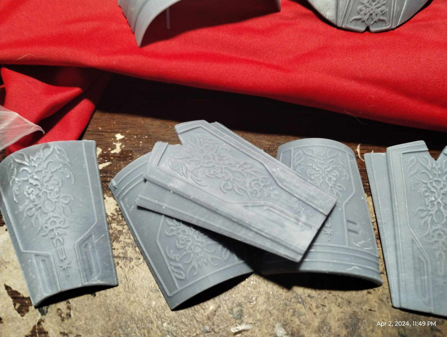 1/6 Darth Bane Armor Set - Custom Action Figure Accessory - Resin 3D Printed