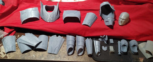 1/6 Darth Bane Armor Set - Custom Action Figure Accessory - Resin 3D Printed