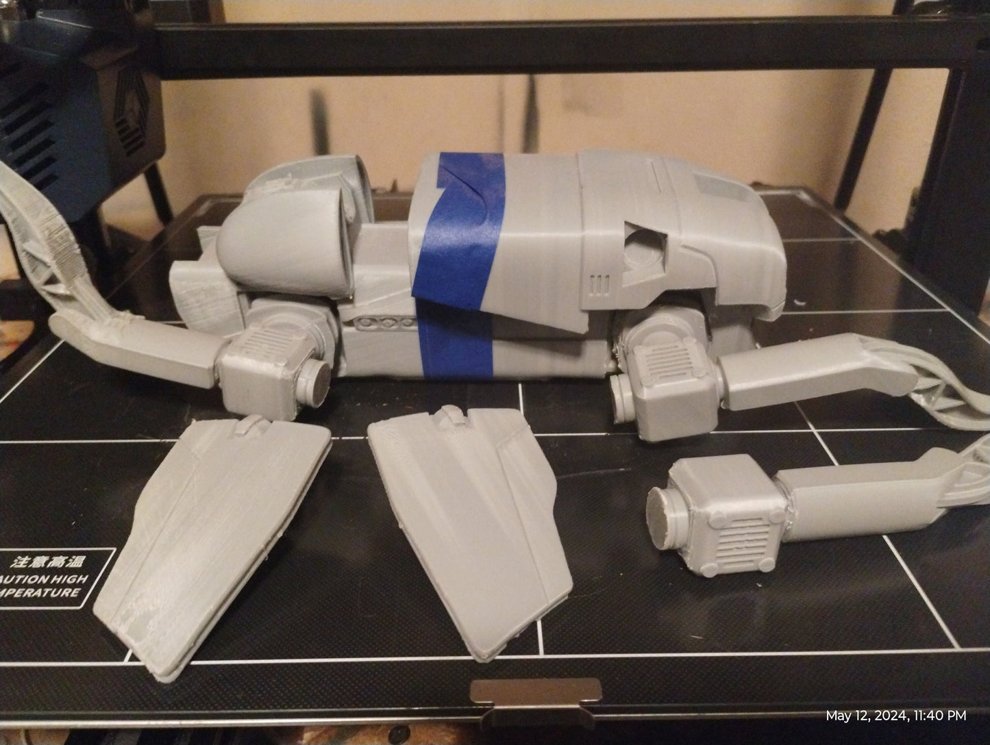 1/6 Dog  Droid (book of boba fett) - Custom Action Figure Accessory - PLA 3D Printed