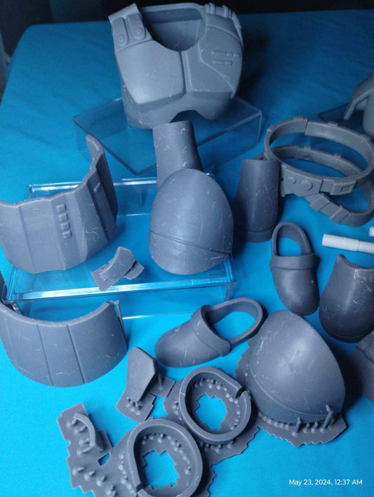1/6 Shadows Of The Empire Luke Skywalker Armor Set - Custom Action Figure Accessory - Resin 3D Printed