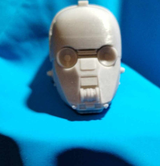 1/6  Copper Droid Head - Custom Action Figure Accessory - Resin 3D Printed