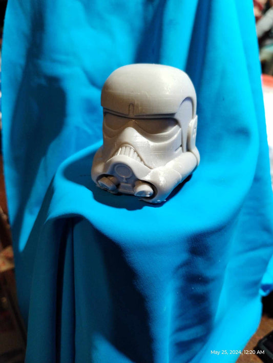 1/6  TK Trooper Helmet (mis print)- Custom Action Figure Accessory - Resin 3D Printed