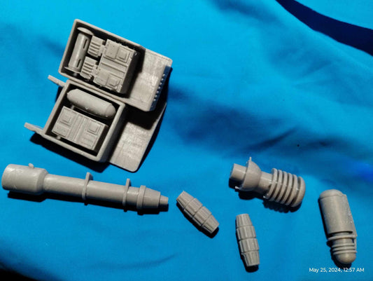 1/6 Stormtrooper Jedha Backpack- Custom Action Figure Accessory - Resin 3D Printed