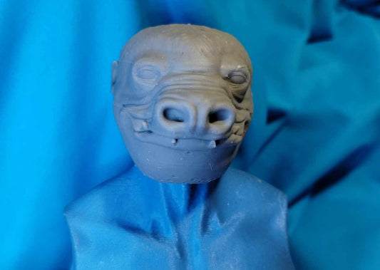 1/6  Snaggletooth Head Sculpt - Custom Action Figure Accessory - Resin 3D Printed - OBO