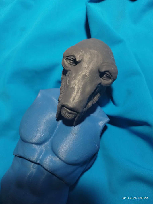1/6 C’ai Threnalli Head Sculpt v2 - Custom Action Figure Accessory - Resin 3D Printed