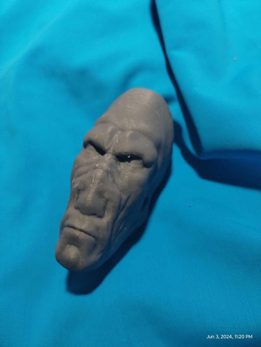 1/6 Munn Head Sculpt with hands  - Custom Action Figure Accessory - Resin 3D Printed