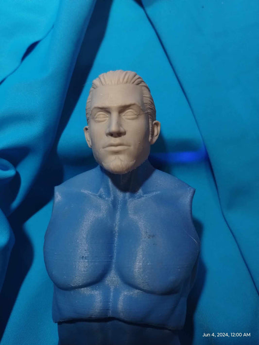 1/6 Kanan Jarrus Head Sculpt  - Custom Action Figure Accessory - Resin 3D Printed