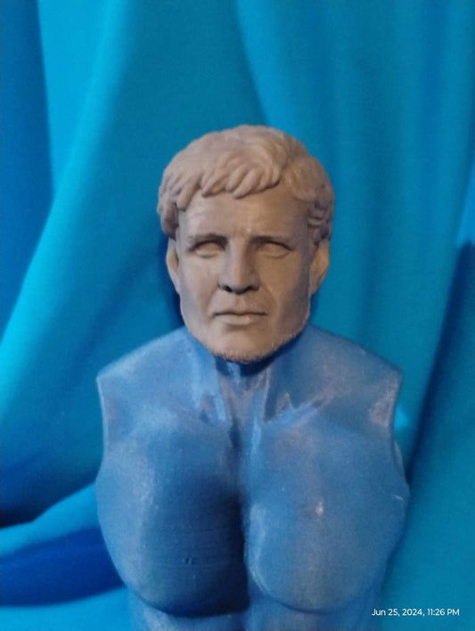 1/6 Din Djarin Head Sculpt I(Mandalorian) - Custom Action Figure Accessory - Resin 3D Printed