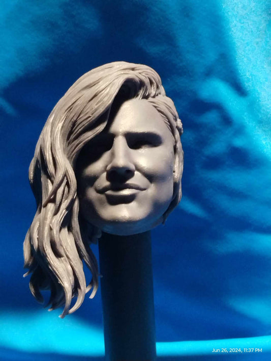 1/6  Cara Dune Head Sculpt - Custom Action Figure Accessory - Resin 3D Printed