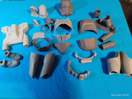 1/6 Dark Trooper Set  - Custom Action Figure Accessory - Resin 3D Printed